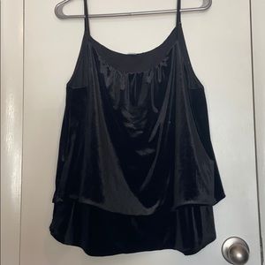 Black Velour Tank- Old Navy XL
